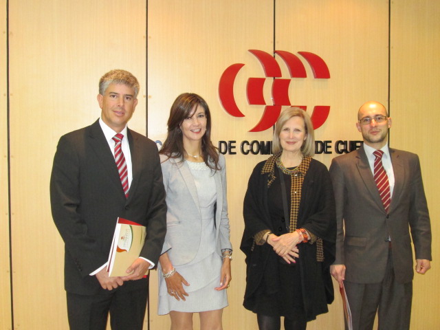 Director General Simon Toral, Attorney Grace Velastegui, Senior Care Consultant Wendy Jane Carrel, Chamber President Atty Jaime Moreno