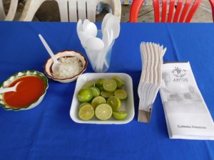 setting tables for the kermes